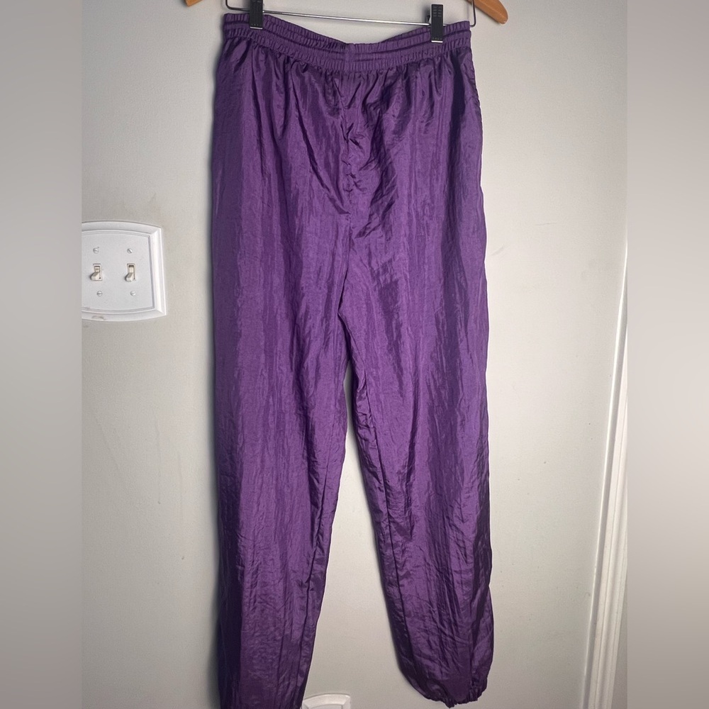 JCPenney Vintage USA Olympic Purple Sweatpants Relaxed Fit Joggers